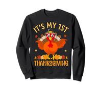 It's My 1st Thanksgiving Turkey Thankful For Family Sudadera