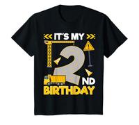 It's My 2nd Birthday Construction Truck Kids 2 Years Old Camiseta