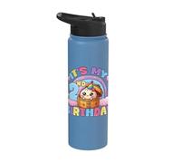 It's My 2nd Birthday Girl Kawaii Dumpling Pastel Estética Stainless Steel Insulated Water Bottle