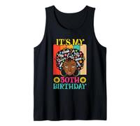 It's My 30th Birthday Vintage African Girl 30 Years Old Afro Camiseta sin Mangas