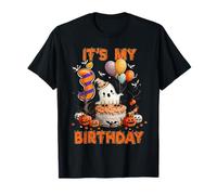 It's My 3rd Birthday Cute Ghost Boo 3 Years Old Halloween Camiseta