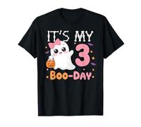 It's My 3rd Boo-Day Halloween 3 Años Fantasma Cumpleaños Niña Camiseta