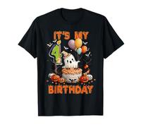 It's My 4th Birthday Cute Ghost Boo 4 Years Old Halloween Camiseta