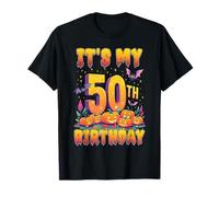 It's My 50th Birthday Party 50 Year Old Halloween Pumpkin Camiseta