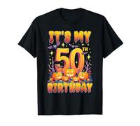 It's My 50th Birthday Party 50 Year Old Halloween Pumpkin Camiseta