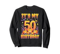 It's My 50th Birthday Party 50 Year Old Halloween Pumpkin Sudadera