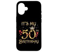 It's My 50th Birthday - Reina de 50 años, 50 años Carcasa para iPhone 16