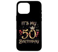 It's My 50th Birthday - Reina de 50 años, 50 años Carcasa para iPhone 16 Pro MAX