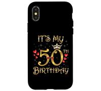 It's My 50th Birthday - Reina de 50 años, 50 años Carcasa para iPhone X/XS