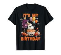 It's My 5th Birthday Cute Ghost Boo 5 Years Old Halloween Camiseta