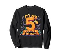 It's My 5th Birthday Party 5 Year Old Kids Halloween Pumpkin Sudadera
