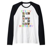 It's My 6th Birthday Funny Italian Brainrot Meme Niños Niñas Camiseta Manga Raglan
