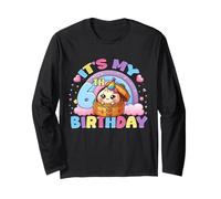 It's My 6th Birthday Girl Kawaii Dumpling Pastel Estética Manga Larga