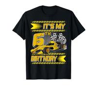 It's My 6th Birthday Race Car Party Outfit 6 Year Old Boys Camiseta