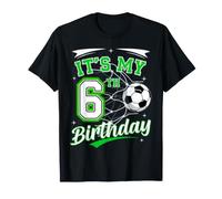 It's My 6th Birthday Soccer Boys 6 Years Birthday 6 Birthday Camiseta