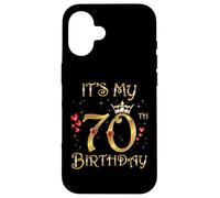 It's My 70th Birthday - Reina de 70 años, 70 años Carcasa para iPhone 16