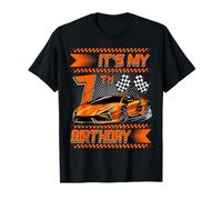 It's My 7th Birthday Race Car Party Outfit 7 Year Old Boys Camiseta