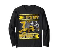 It's My 7th Birthday Race Car Party Outfit 7 Year Old Boys Manga Larga
