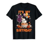 It's My 8th Birthday Cute Ghost Boo 8 Years Old Halloween Camiseta