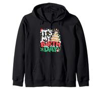 It's My Birthday Cake Navidad Niños Niñas Diciembre Navidad Sudadera con Capucha