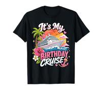 It's My Birthday Cruise Matching Family Cruise Vacation Trip Camiseta