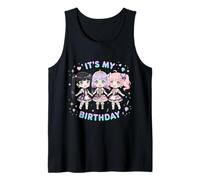 It's My Birthday - Cute Birthday Girl KPOP Chibi Camiseta sin Mangas