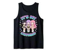 It's My Birthday - Cute Birthday Girl KPOP Chibi Camiseta sin Mangas