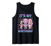 It's My Birthday - Cute Birthday Girl KPOP Chibi Camiseta sin Mangas
