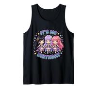 It's My Birthday - Cute Birthday Girl KPOP Chibi Camiseta sin Mangas