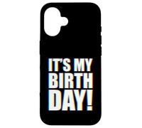 It's My Birthday EDM Carcasa para iPhone 16