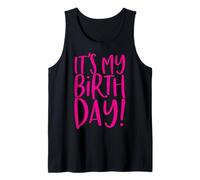 It's My Birthday Fun - Traje de Fiesta para niños y niñas Camiseta sin Mangas