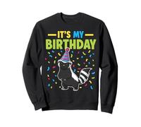 It's My Birthday Honey Badger Groovy Rainbow Vibes Sudadera
