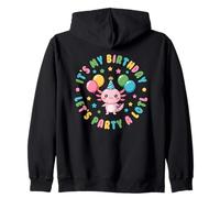 It's My Birthday Kawaii Axolotl Sudadera con Capucha