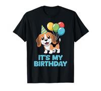 It's My Birthday Kawaii Beagle Camiseta