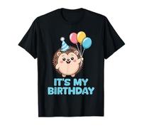 It's My Birthday Kawaii Hedgehog Camiseta