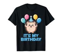 It's My Birthday Kawaii Hedgehog Camiseta