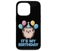 It's My Birthday Kawaii Hedgehog Carcasa para iPhone 13 Pro