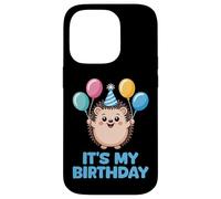 It's My Birthday Kawaii Hedgehog Carcasa para iPhone 14 Pro