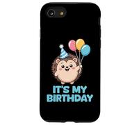 It's My Birthday Kawaii Hedgehog Carcasa para iPhone SE (2020) / 7 / 8