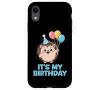 It's My Birthday Kawaii Hedgehog Carcasa para iPhone XR
