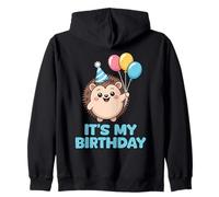It's My Birthday Kawaii Hedgehog Sudadera con Capucha