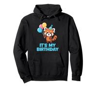 It's My Birthday Kawaii Red Panda Sudadera con Capucha
