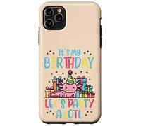 It's My Birthday Lets Party A Lotl Axolotl Niños Niñas Niños Carcasa para iPhone 11 Pro MAX