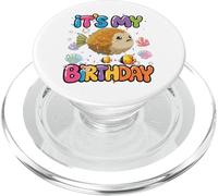 It's My Birthday Lindo y Redondo pez Globo PopSockets PopGrip para MagSafe