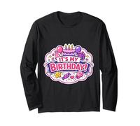 It's My Birthday Party Girls Kids Celebration Femenino Girly Manga Larga