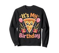It's My Birthday Pizza Pepperoni Slice Party Vibes Sudadera