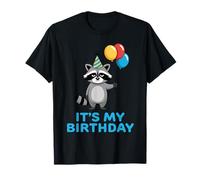 It's My Birthday Racoon Camiseta