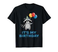 It's My Birthday Racoon Camiseta