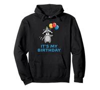 It's My Birthday Racoon Sudadera con Capucha