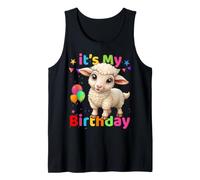 It's My Birthday Sheep Women, Girls Happy Camiseta sin Mangas
